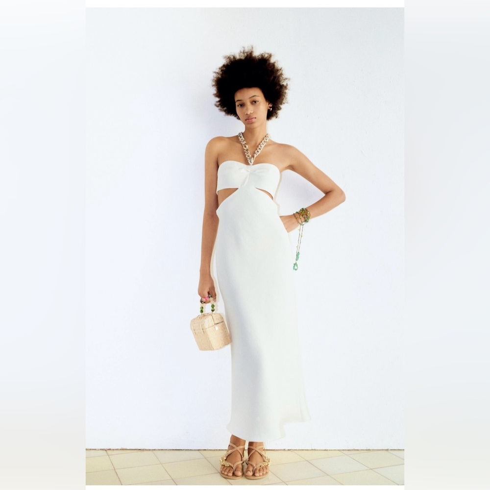 Zara cut out chain dress
